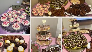 Cakes galore at Fir Trees care home